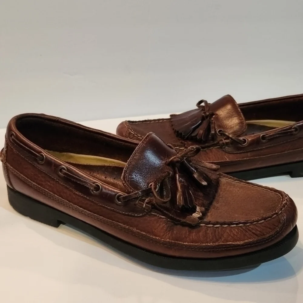 Sperry Top-Sider Tassel Slip‎ on Size 11.5 Leather Boat River Lake Shoe
